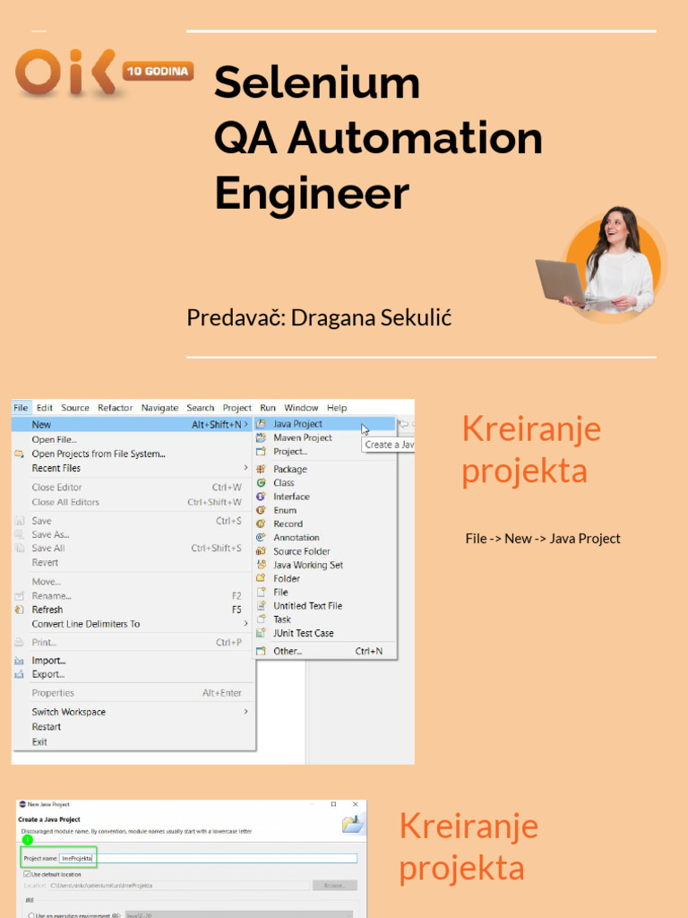 Selenium - 3. Java, Tipovi Podataka | PDF