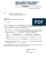 Form 1 Surat Permohonan Sebagai Pelaksana PSKK