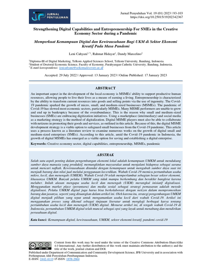 Digital Strategies for SMEs During Pandemic | PDF | Small And Medium ...