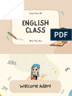 English Class - Adam