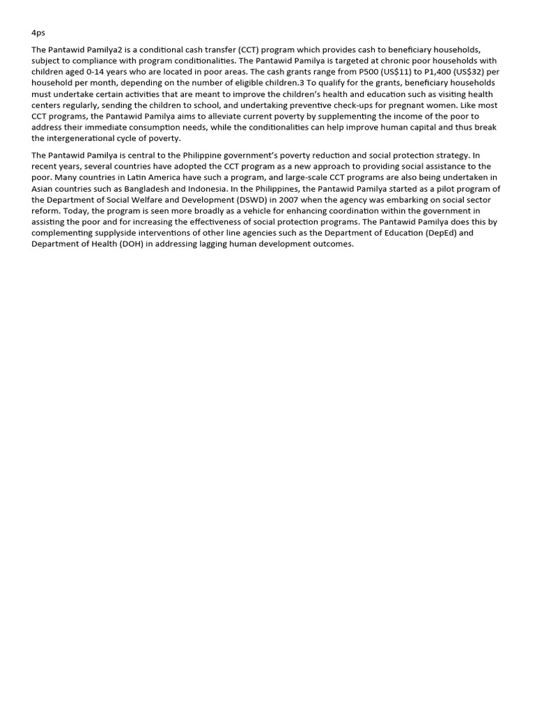 4 Ps | PDF