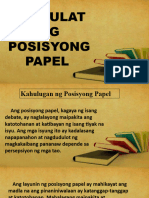 1 PPT Posisyong Papel