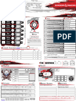 Krieger Character Sheet - Rogue 1