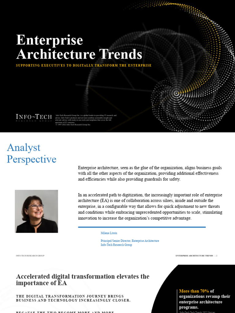 01 Enterprise Architecture Trends Report Pdf Enterprise