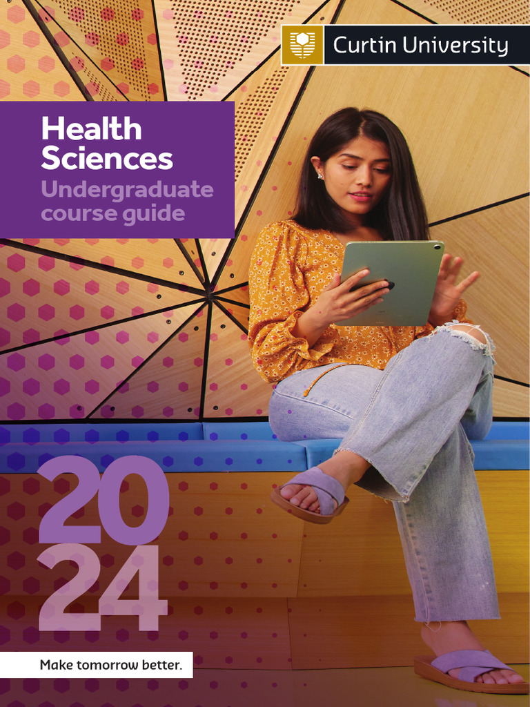 Curtin University 2024 Health Sciences Undergraduate Guide Pdf