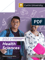 Curtin University 2022 Health Sciences Undergraduate Guide
