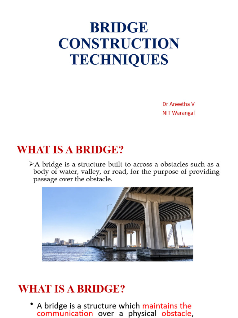 Bridge Construction Techniques Pdf Prestressed Concrete Bridge