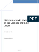 Discrimination Based On Ethnic Affiliation 2011