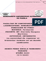 Benemérita Universidad Autónoma de Puebla: La Necesidad de Repensar El Bienestar Humano en Un Mundo Cambiante