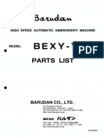 Parts List BEXY Y9 1