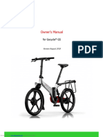 Owner's Manual: For Gocycle GS