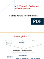 MODULE 2 -CYCLE ACHATS-FOURNISSEURS