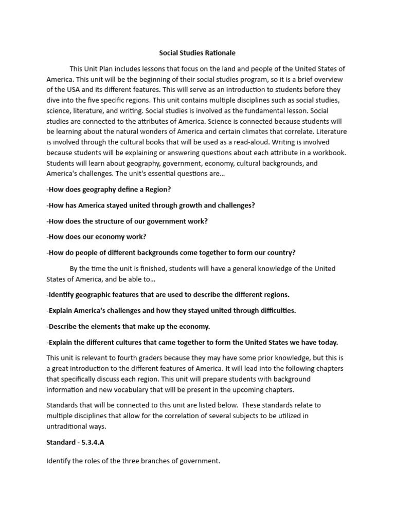 Rationale PDF Geography Science