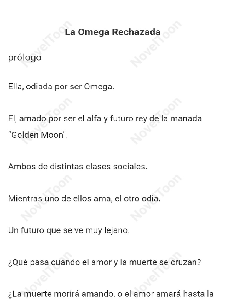 La omega rechazada pdf