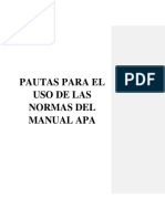 Uso Del Manual APA