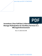 Inventions - Free Full-Text - A Review of Energy Storage Participation For Ancillary Services in A Microgrid Environment