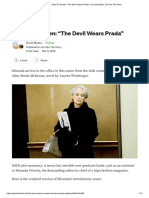 Analysis Devil Wears Prada