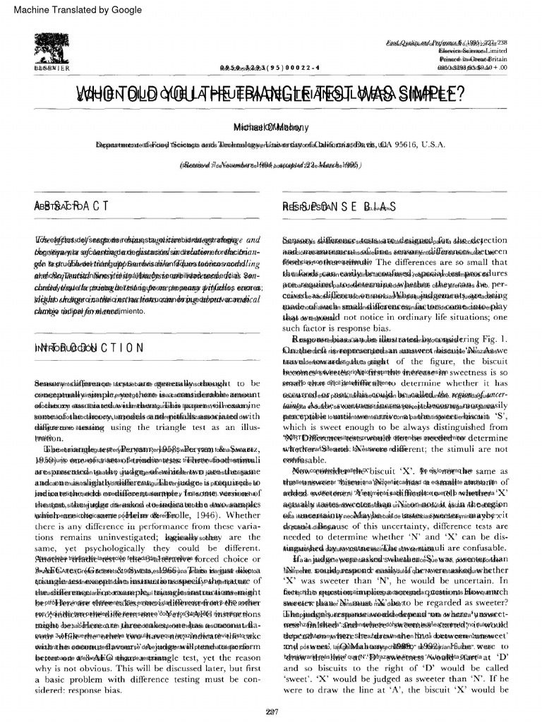 Who Told You The Triangle Test Was... | PDF | Parcialidad | Juez