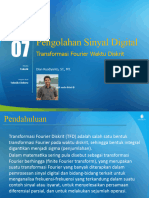 Pengolahan Sinyal Digital 7