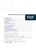 Central Limit Theorem