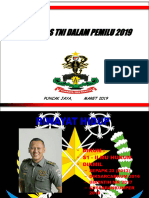 Netralitas Tni Dalam Pemilu 2019