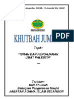 Selangor, Khutbah Jumaat 24.11.2023 (Rumi) 
