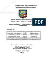 Informe - Operaciones y Procesos Unitarios