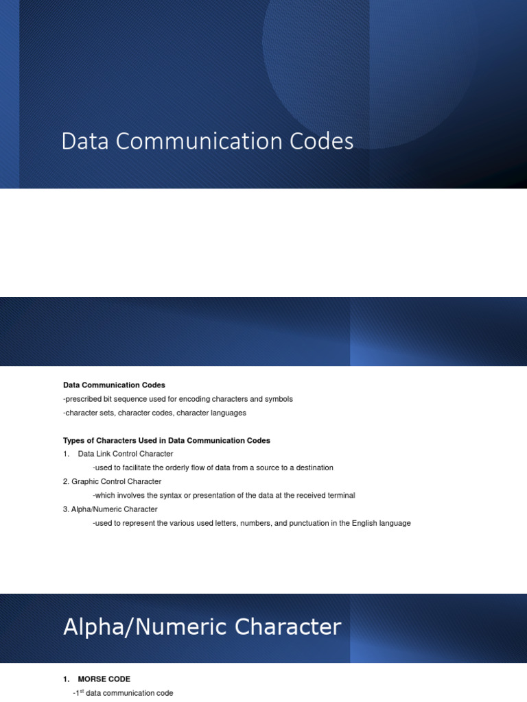 Data Communication Codes | PDF | Character Encoding | Code