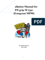 English - Estogrout MP90 - M Type Installation Manual