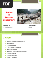 Disaster Management