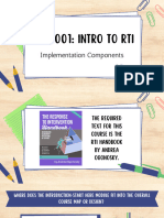 Intro To Rti Implementation Components