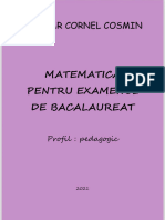 Culegere BAC M - Pedagogic 2021