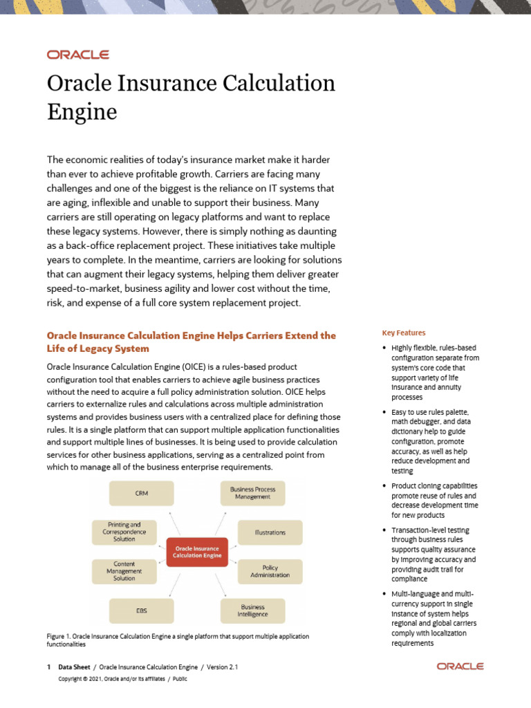 Insurance Calculation Engine Ds | PDF