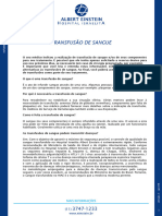 InformativoTransfusao Sangue Portugues