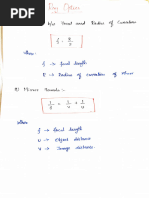 Ray Optics Formulas for Class 12 | PDF