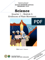 SCI10 Q1 M5 Evidences-of-Plate-Movement