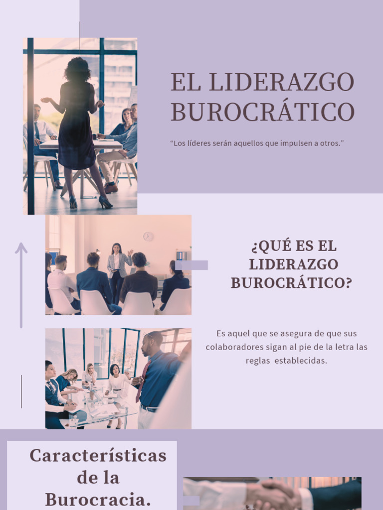 El Liderazgo Burocrático | PDF | Crecimiento personal y profesional ...