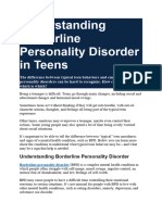 Understanding Borderline Personality Disorder in Teens