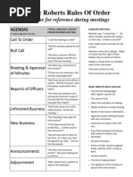 Roberts Rules of Order