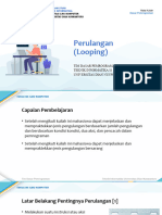 Pertemuan 6 - Loop (Perulangan)