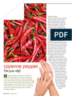 Cayenne Pepper Pain Relief