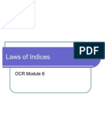 Laws of Indices