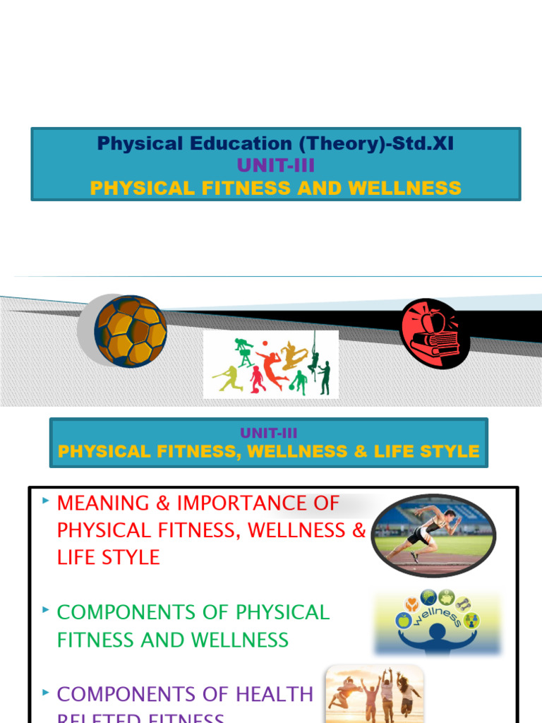 3 Unit III Physical Fitnss, Welness Xi | PDF | Physical Fitness ...