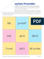 JM Dictionary Skills Activity - Pronunciation Game