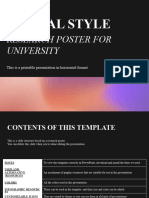 Formal Style Research Poster For University by Slidesgo