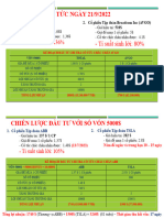 CỔ TỨC NGÀY 21/9/2022: - Tỉ suất sinh lời: 80%