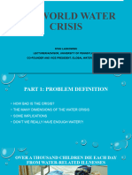 GWA Global Water Crisis General PPT Presentation 091517 Ariana