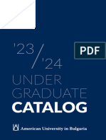 AUBG Undergraduate Catalog AY 23 24