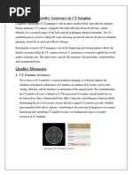 CT Quality Assurance