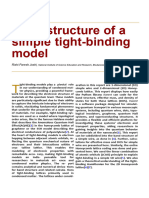 Band Structure of A Simple Tight Binding Model